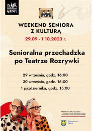 Obraz do Weekend seniora z kulturą 2023