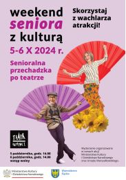 Obraz do Weekend seniora z kulturą 2024